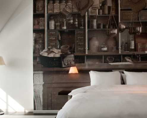 Inntel Hotels Amsterdam Zaandam - Founders Suite bed details